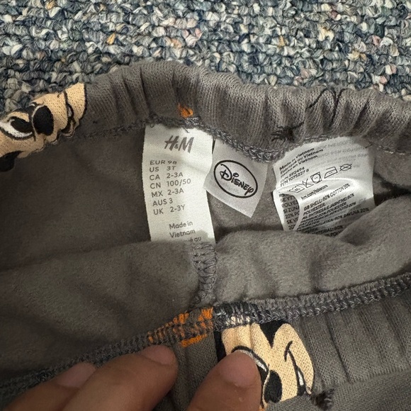 H&M Gray Halloween Mickey Mouse Pajama Pants - Picture 4 of 6